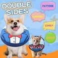 thumbnail image 3 of shiyou-Dog Cone Collar, Adjustable Soft Dog Cone,Comfy Inflatable Dog Collars for After Surgery,Alternative to Cone of Shame,Dual-Sided Pattern Donut Collar for Small Medium Large Dogs,Not Block Visi, 3 of 4