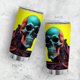 thumbnail image 1 of Vaso Oasisdream de acero inoxidable de 600 ml con estampado de calaveras, 1 of 6