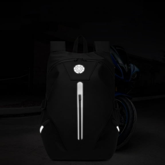Cycling Backpack Motorcycle Helmet Motorcycle Waterproof,Black