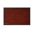 thumbnail image 1 of Tapete para Entrada de PVC y Alfombra de Uso Rudo para Interior y Exterior con Leyenda Bienvenido Du Vló Tapete Felpudo Rojo, 1 of 4