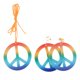 thumbnail image 5 of Pendientes de Paz Yuyangstore Símbolo de Paz Halloween Iris, 5 of 8