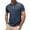 Grey, variant on Gyexs Mens Cotton Polo Shirt Lightweight Summer Casual Textured Polo Shirts Soft Stretchy Casual Workout Golf Tee Fashion Tops Black, Size L