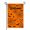 B, variant on GRFHBOR Garden Flags For Outside, Vector Spider Display Yard Flags, Double-Sided High-Quality White Linen Garden Flag, Bright Orange Halloween Yard Decor, 12x18Inch