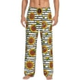 thumbnail image 2 of Kdxio Cute Sunflowers Print Men's Sleep Pajama Pant Lounge Pants with Pockets, 2 of 8