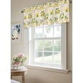 thumbnail image 6 of Valances for Windows Farmhouse Vintage Rod Pocket Cafe Window Treatments Valance Curtains for Kitchen Bathroom Laundry Basement Windows 60"x14", 6 of 9