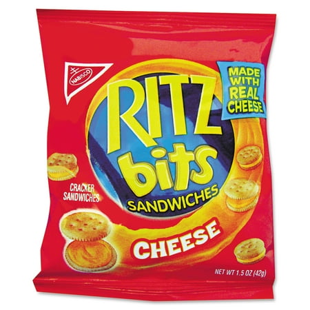 Nabisco Ritz Bits Cheese Cracker Sandwiches, 1.5 oz, 60 count