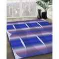 thumbnail image 3 of Ahgly Company Machine Washable Indoor Rectangle Transitional Purple Area Rugs, 5' x 7', 3 of 7