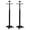 Black | Triangle Base with Wheels, variant on 3/4 Ton Underhoist Support Stands 2-Pack, Heavy Duty Adjustable Jack Stands with Triangle Rolling Base & Wheels – Vehicle Lift Support