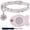 Pink-Fish Pendant, variant on Cat Collars, Breakaway Collar with Holder and Bells, Cute Personalized Collar with Fish Adjustable Length (Purpul)