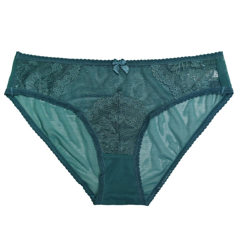 Women's Cotton Mid Waist Panty Combo in M-Green, Maroon & D-Green Color  Colo