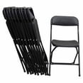 thumbnail image 3 of Techtongda 10 Pack Black Plastic Commercial Folding Stackable Chairs Plastic Folding Chair, 3 of 19