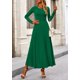 thumbnail image 3 of Conjunto de 2 Piezas PRETTYGARDEN Vestido Verde de Punto Acanalado Talle M, 3 of 7