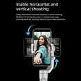 thumbnail image 3 of Compact 3-Axis Smartphone Gimbal Stabilizer Portable Anti-shake Phone Vlog Gimbal 280g Load Capacity Horizontal Vertical Multiple Modes Built-in Battery with Mini Tripod Replacement for iPhone, 3 of 9