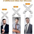 thumbnail image 2 of 3 Pairs Of Stainless Steel Collar Reinforcement, Collar Stay Shirt Collar Botao, 2 of 5