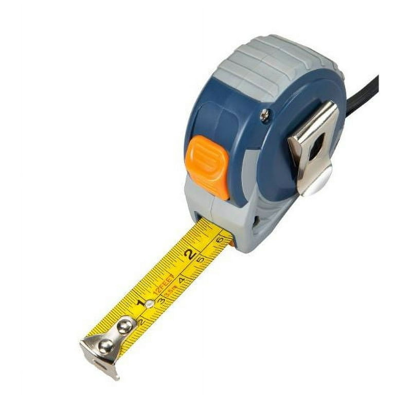 WIN TAPE 120-Inch Retractable Tape Measure With Rope – Dual Metric & Imperial Blue Body