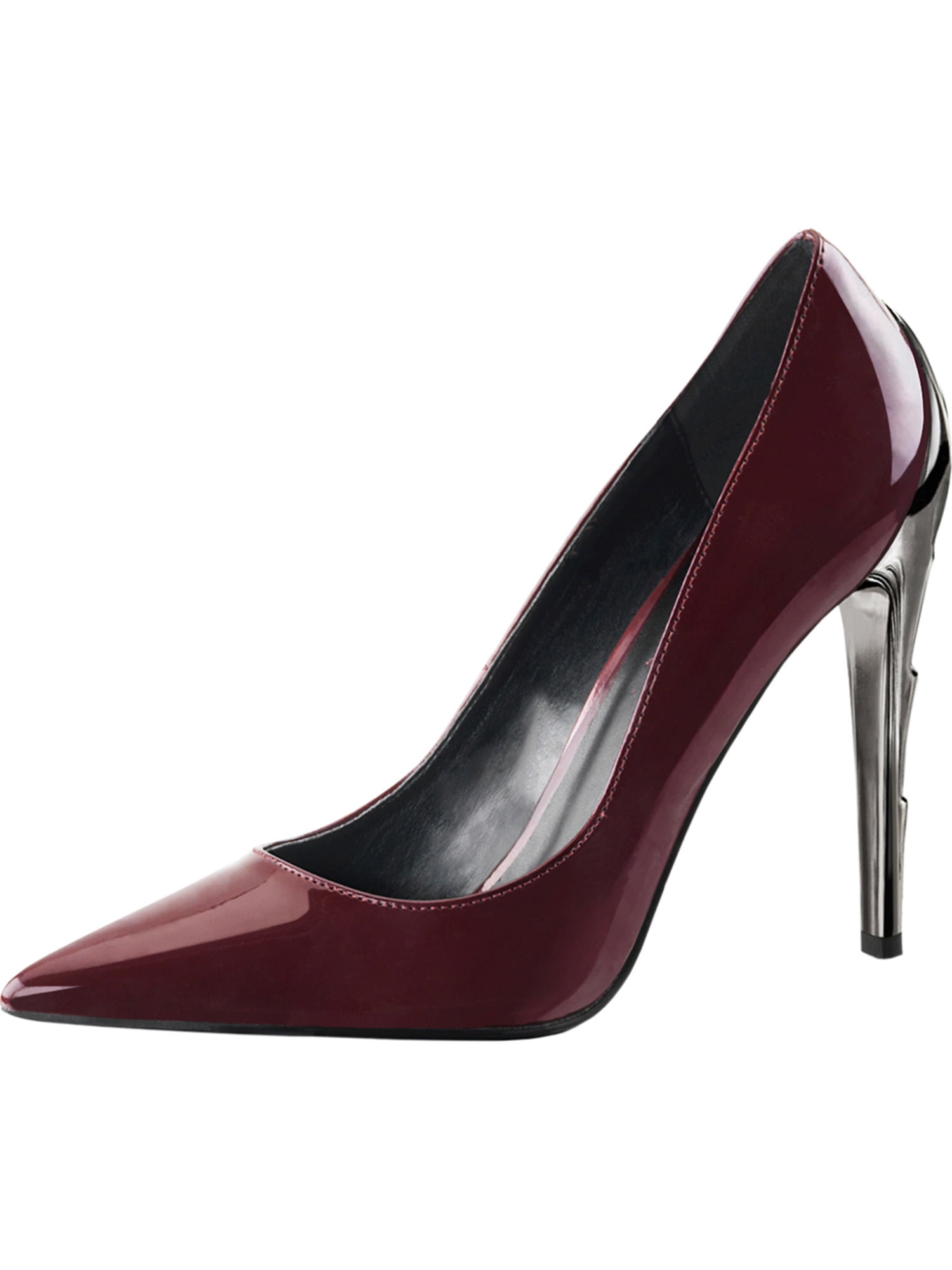 womens burgundy pumps