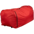 thumbnail image 6 of Northlight 57" Red Artificial Christmas Tree Rolling Storage Bag For Trees Up to 9ft, 6 of 6