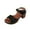 Black, variant on Womens Sandals Chunky Heel Gladiator Open Toe Casual Daily Summer Trendy Solid Color Peep Toe Women Footwear Women Beach Vacation Holiday Vintage Fashion Gold 6