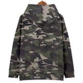thumbnail image 5 of Bovemsi Sweatshirt for Women Long Sleeved With Gradient Letter Printed Pockets And Camo Hoodie, 5 of 9