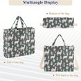 thumbnail image 6 of FORMRS Womens Corduroy Tote Bag Crossbody Shoulder Handbag with Pocket, Cute Llamas Pattern, 6 of 7