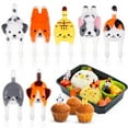 thumbnail image 1 of Bewildely Palillos de comida para perros, tenedores de frutas, postre impermeable, pastelería, galleta, palillos de dientes, vajilla de animales Cocina y Comedor, 1 of 6