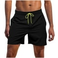 thumbnail image 2 of Vetsdori Workout Athletic Shorts for Men Beach Lightweight Short Pants Pocket,Summer Stretch Elastic Waist Mens Shorts Hombre,Size 33, 2 of 6