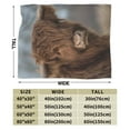 thumbnail image 3 of Kll Fleece Blanket Plush Throw Blanket Cattle,Soft Fuzzy Cozy Flannel Blanket For Couch Sofa Bed.(40"X30"), 3 of 9