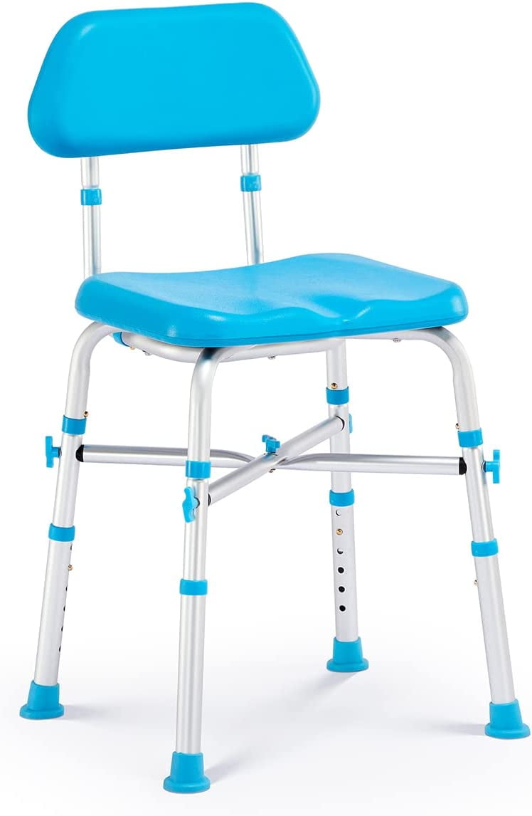 Zler Padded Shower Chair, Medical Shower Seat, Heavy Duty Shower Chair