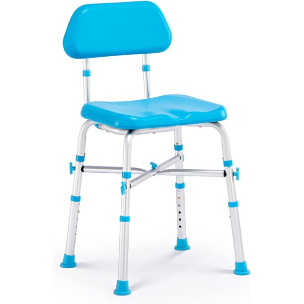 Zler Padded Shower Chair, Medical Shower Seat, Heavy Duty Shower Chair