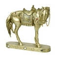 thumbnail image 2 of yotijay Horse Statue Decor Animal Figurine Crafts Desk Centerpiece Resin Horse Sculpture Gold, 2 of 9