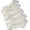 a-White5914, variant on VNKIDY Boys Girls Socks Kids 5-Pair Ankle Socks Set With Ruffled Ribbed Knit Solid Color Soft Comfortable Footwear For Daily Casual Dressy Wear Activities Cute Socks
