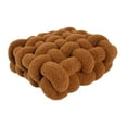 thumbnail image 1 of Maoww Modern Knot Cushion Soft Mat Creative Throw Pillows for Cafe Bedroom Decor Dark Brown, 1 of 9