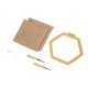 thumbnail image 1 of Kit de aguja de perforación, marco brillante de aro hexagonal, fácil operación, Kit de bordado de perforación seguro y duradero para principiantes de manualidades, 1 of 8