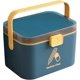 thumbnail image 1 of Small Home Medicine Storage Box, Folding 2 Tier First Aid Box, Portable Medicine Container Box for Home, 1 of 5