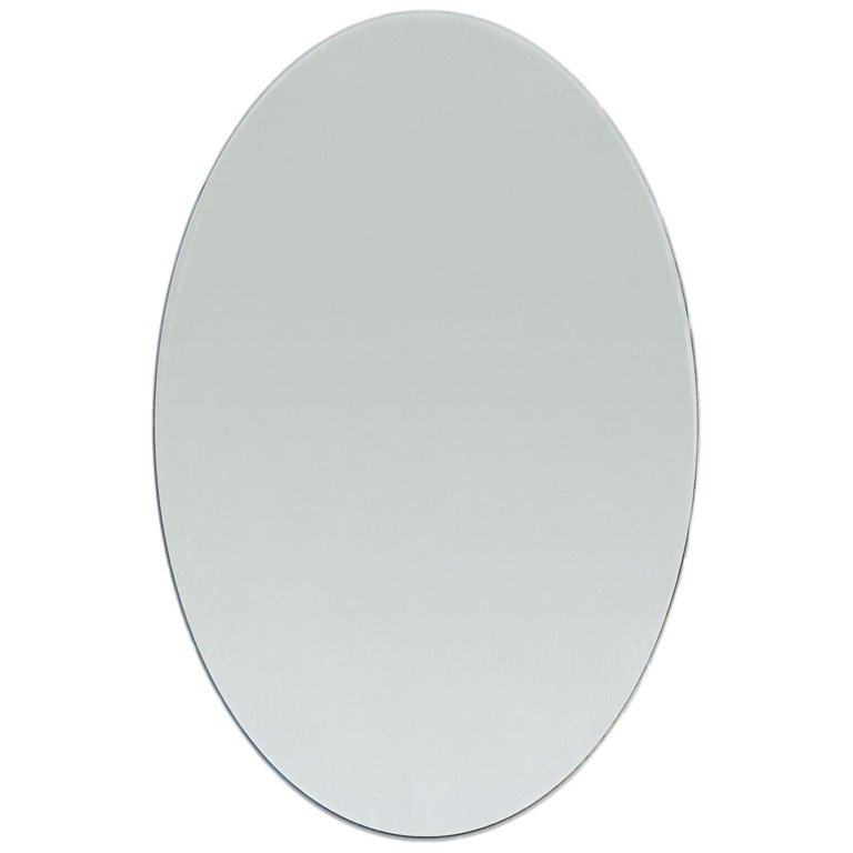 1 x 0.75 inch Mini Glass Craft Oval Mirrors Bulk 48 Pieces Oval Mosaic  Mirror Tiles