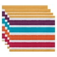 thumbnail image 3 of Simply Daisy 18" x 14" Fun in the Sun Stripe Print Placemat, Set of 4, 3 of 4