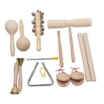 thumbnail image 1 of Juego de música de madera, educación preescolar, aprendizaje temprano, musical para bebés D Yuyangstore instrumentos musicales, 1 of 7