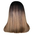 thumbnail image 1 of Riforla Perruques Courtes Droites Synthétiques Mode BOBO Marron pour Femmes Perruques Cheveux Naturels Perruques Femmes Marron, 1 of 8