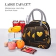 thumbnail image 4 of Lafuoo Casino Playing Cards Pattern Large Portable Insulated Lunch Bag, Waterproof Zipper Insulated Lunch Bag for Men and Women-One Size, 4 of 7