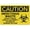 Warning Sign 2, variant on Caution Keep Clear Explosive Powered Tool In Use Sign for Business 8"x12" Rust Free Aluminum - UV Printed with 4 Pre-Drilled Holes, Durable Weatherproof, Explosive Tool Sign