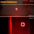 thumbnail image 3 of Luz nocturna LED YUNLEX, regulable, roja, enchufable, paquete de 4, 3 of 8