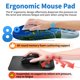 thumbnail image 4 of Alfombrilla de ratón YIWEI con diseño de playa con reposamuñecas ergonómico de espuma viscoelástica, 4 of 7