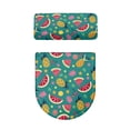 thumbnail image 2 of HELLHERO Watermelon Pineapple Bathroom Toilet Lid Cover, Reusable Polyester Fabric Toilet Lid Seat Cover, 17"x21", 2 of 7