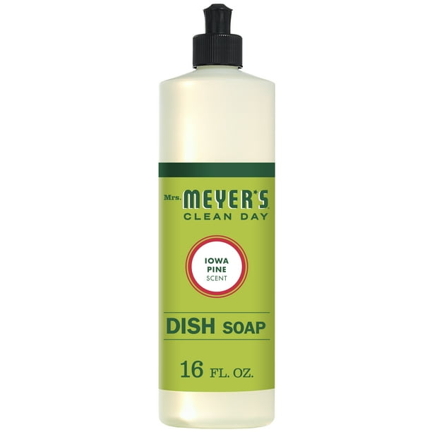 Mrs. Meyer's Clean Day Dish Soap, Iowa Pine, 16 fl oz