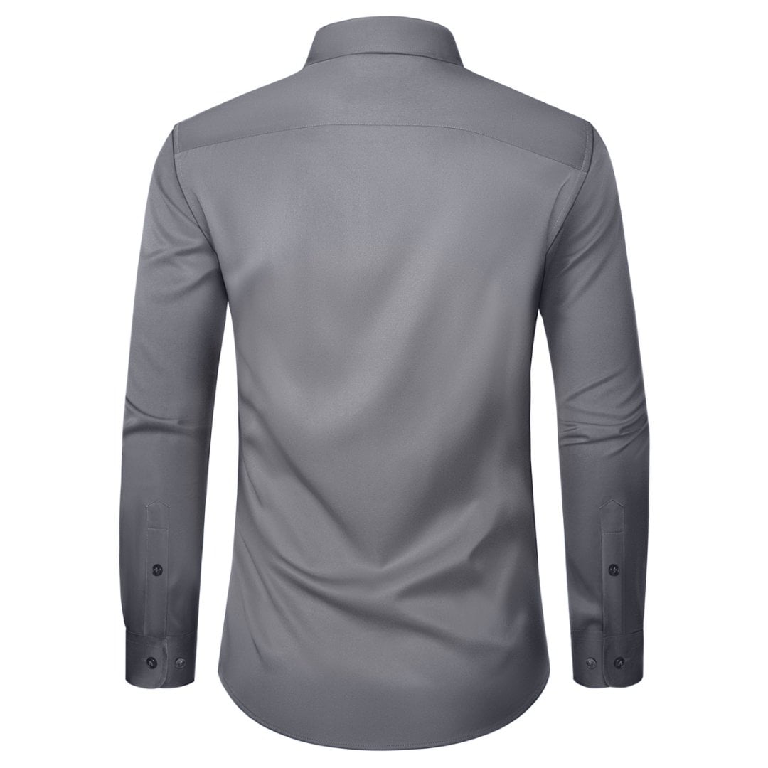 Alimens \u0026 Gentle Long Sleeve Stretch Dress Shirt Button Down Shirts for Men  - Walmart.com