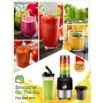 thumbnail image 4 of Suodoka 2-in-1 Multipurpose Blenders for Smoothies with 22oz No-BPA Portable Bottle, Coffee/Spices Jar Bottle for Grinder, New, 4 of 8