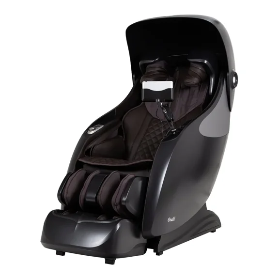 Osaki Platinum Ai Xrest 4D  SL-Track Massage Chair with Thorough Shoulder Massage, Muscle Tension Detection, Smart Voice Control, Brown