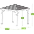 thumbnail image 2 of Yardistry Pavillon Meridian 10x10, Brun, 2 of 5