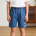 thumbnail image 2 of CONZONE Kids Boys Shorts Casual Shorts For Child Elastic Waist Cartoon Graphic Straight Leg Jogger Shorts With Pockets, 2 of 4