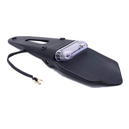 Motorcycle Running Racing LED Rear Fender Brake Stop Tail Light Off Road Dirt Bike Universal
